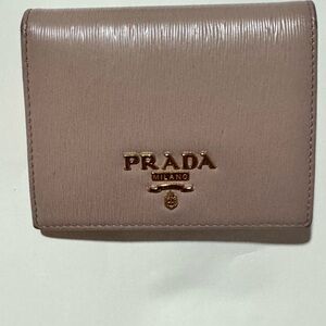 Prada Blush Pink Leather Wallet